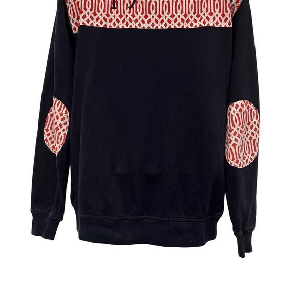 2/$30 Simply Southern Navy Vine Embroidered Quarter Zip Sweatshirt Pullover Top - Picture 6 of 9